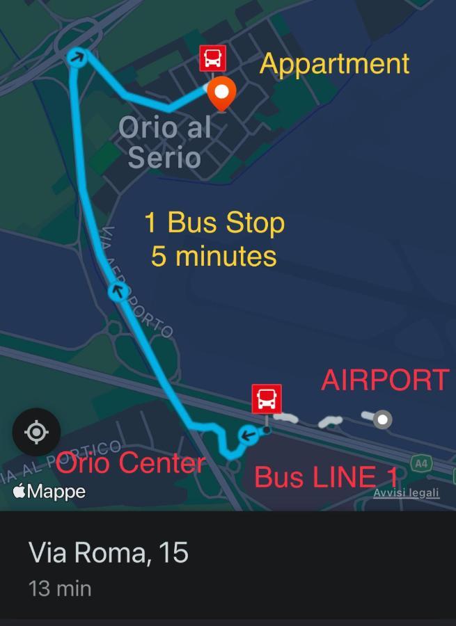 Orio Bergamo 24H Airport Bgy- A Few Step - Vicino All'Aeroporto Orio al Serio Zewnętrze zdjęcie